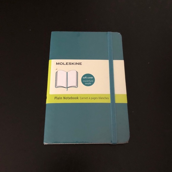 Moleskine Office Moleskine Teal Soft Cover Pocket Plain Notebook